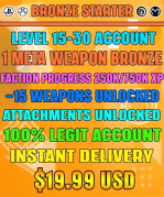 XDefiant Accounts For Sale - Bronze Weapons