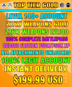 XDefiant Accounts For Sale Gold 27