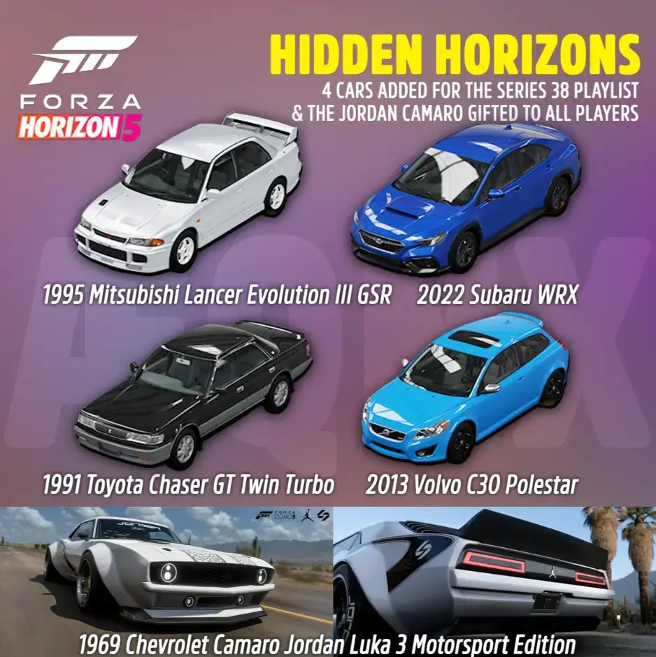 All Series 38 update cars