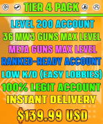 Call of Duty Accounts For Sale Tier 4