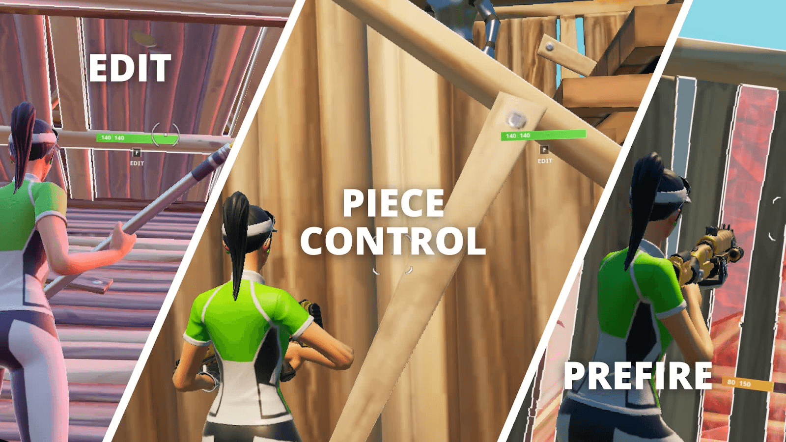Edit, piece, and control