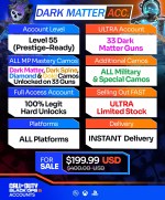 Call of Duty BO6 Dark Matter Accounts For Sale