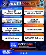 Call of Duty BO6 Diamond Accounts For Sale