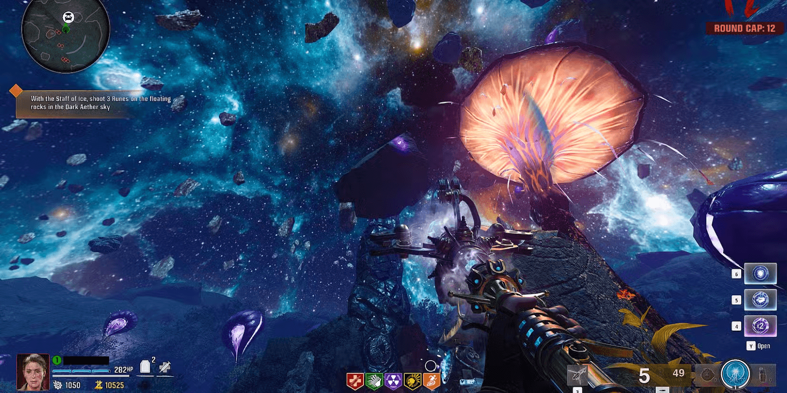 Shoot the Runes on the Gateway