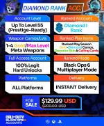 Call of Duty BO6 Diamond Accounts For Sale