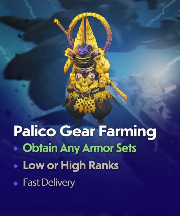 Monster Hunter Wilds Palico Gear Farming Service