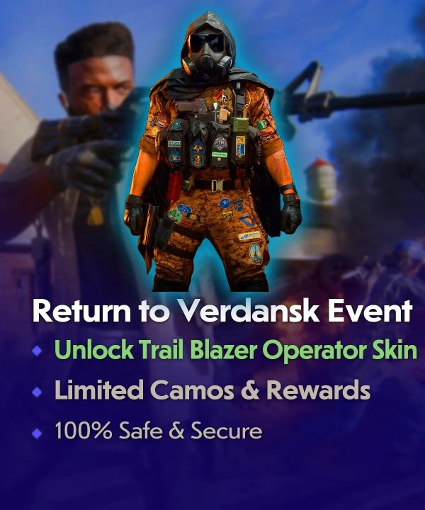 COD BO6 Return to Verdansk Event - Trail Blazer Skin Unlock