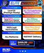 Warzone ELITE Accounts All Camos