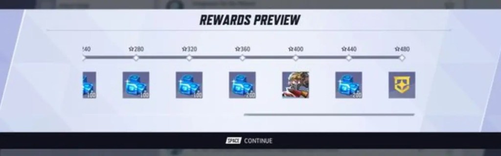 Achivement rewards