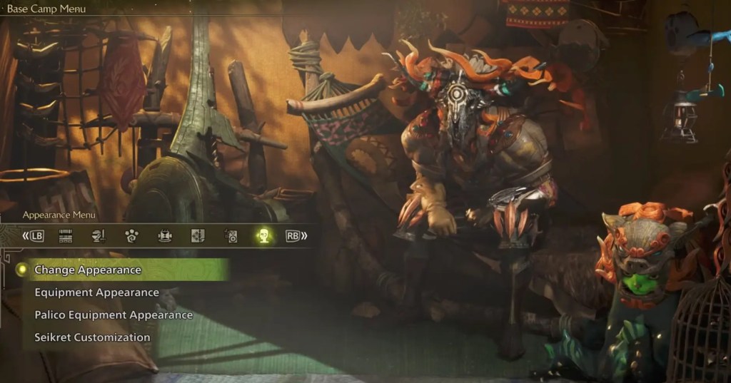 Change Your Character Appearance