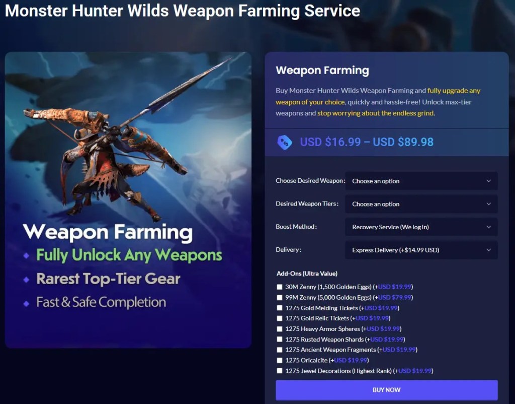 Max every weapon in MHW with MitchCactus