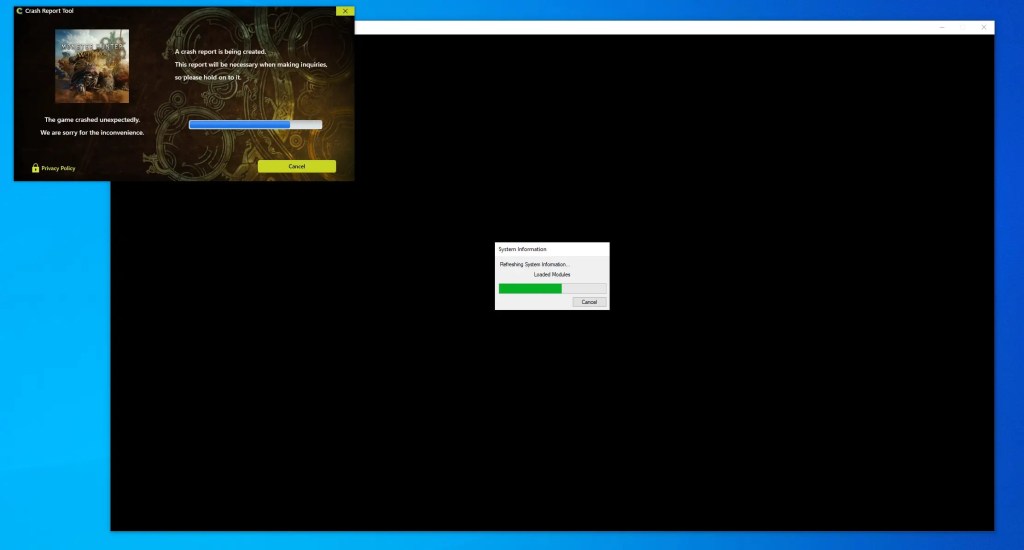 The Game Crashed Unexpectedly Monster Hunter Wilds