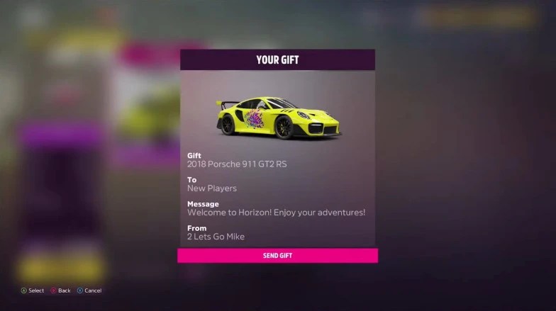 Gift Drop Option