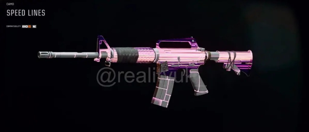 Speed lines animated camo