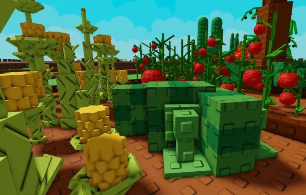 Farming Rare Crops In Grow a Garden