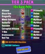 Grow a Garden Accounts For Sale - Tier 3