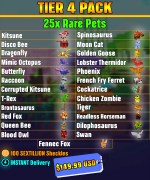 Grow a Garden Accounts For Sale - Tier 4