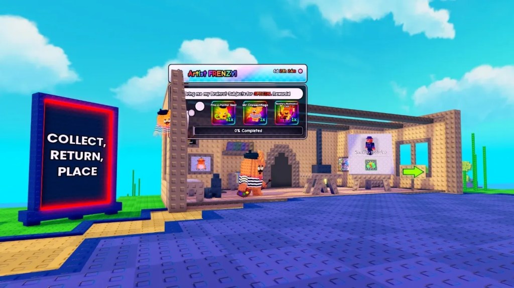 Plants vs Brainrots Artist Frenzy